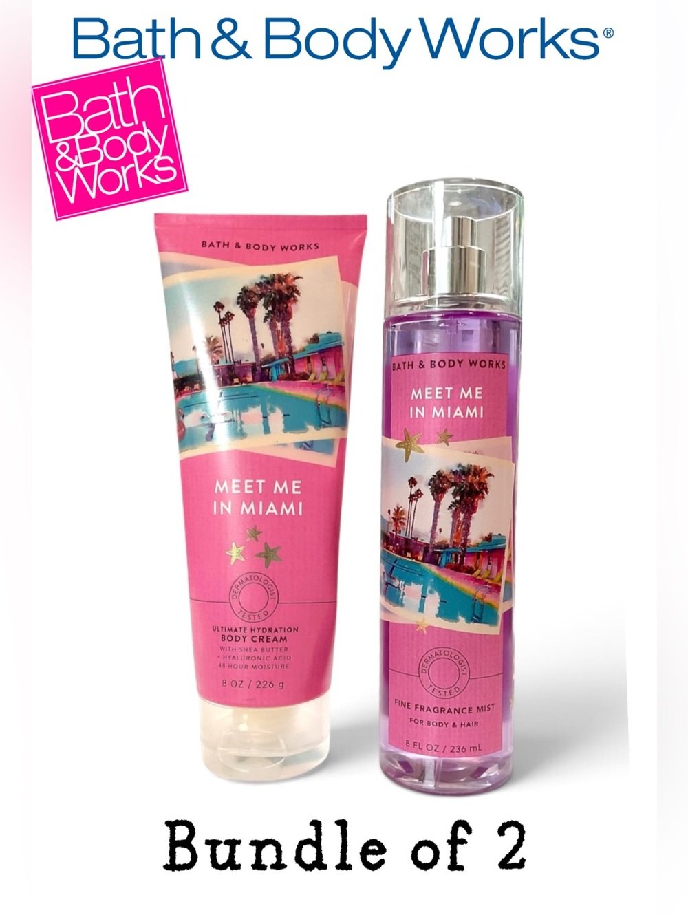 Bath & Body Works Bundle of 2 / Meet Me In Miami
